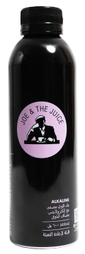 Joe and The Juice co-branded PATH Alkaline bottle with an Arabic label